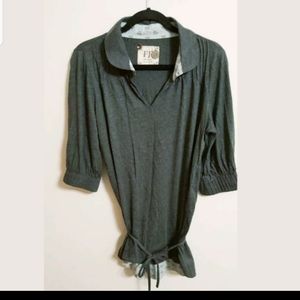 Free People Tunic With Tie At Hips...M